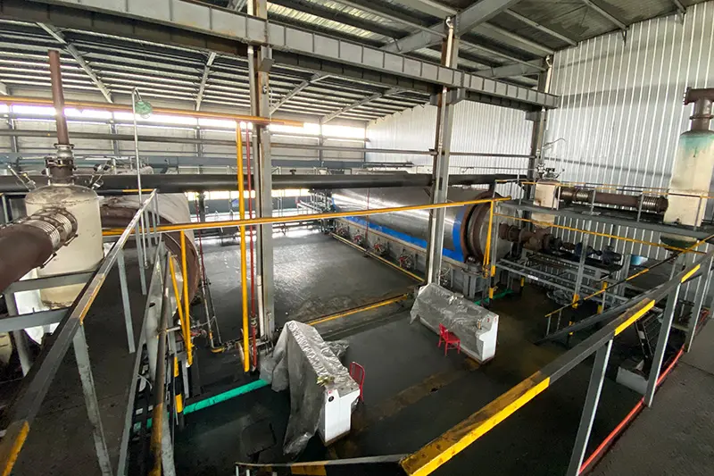 The Cases of Semi-continuous model pyrolysis plant