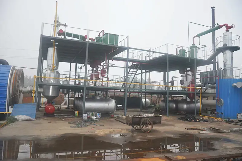 The Cases of Batch model pyrolysis plant