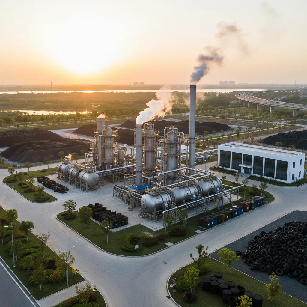 Tyre Pyrolysis Plant Price For Environmental Engineering Projects