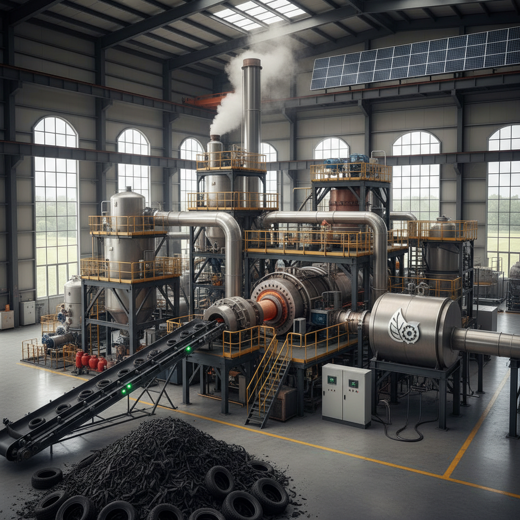 Rubber Pyrolysis Machine For Renewable Energy Production