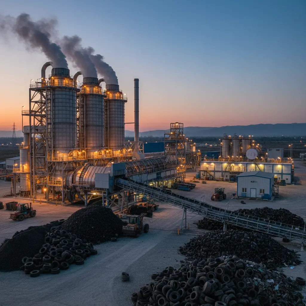 Pyrolysis Plant Price For Industrial Rubber Recycling