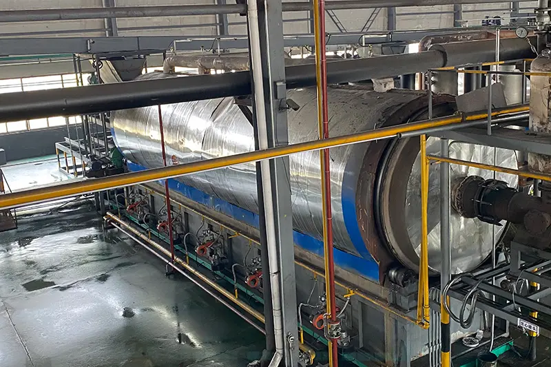 The Cases of Semi-continuous model pyrolysis plant