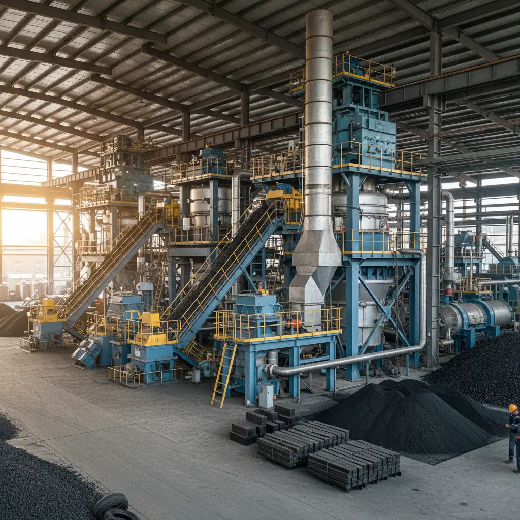 Pyrolysis Plant Manufacturer For Industrial Rubber Recycling