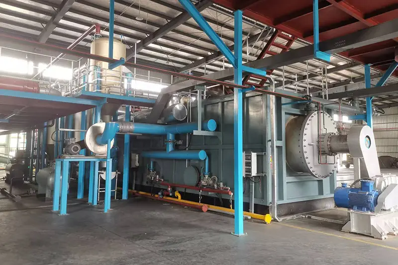 The Cases of Industrial continuous waste tire pyrolysis plant