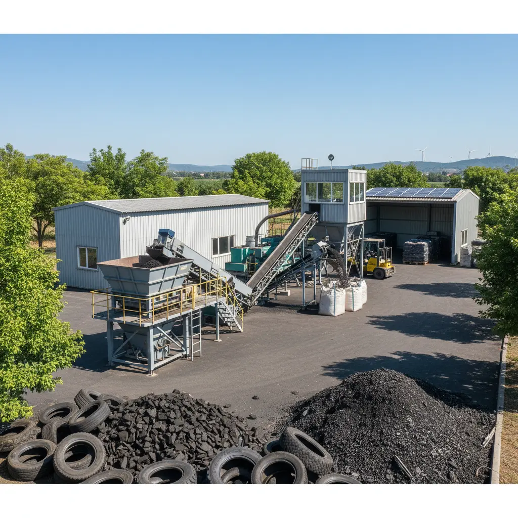 Small Tyre Recycling Plant For Resource Recovery Operations
